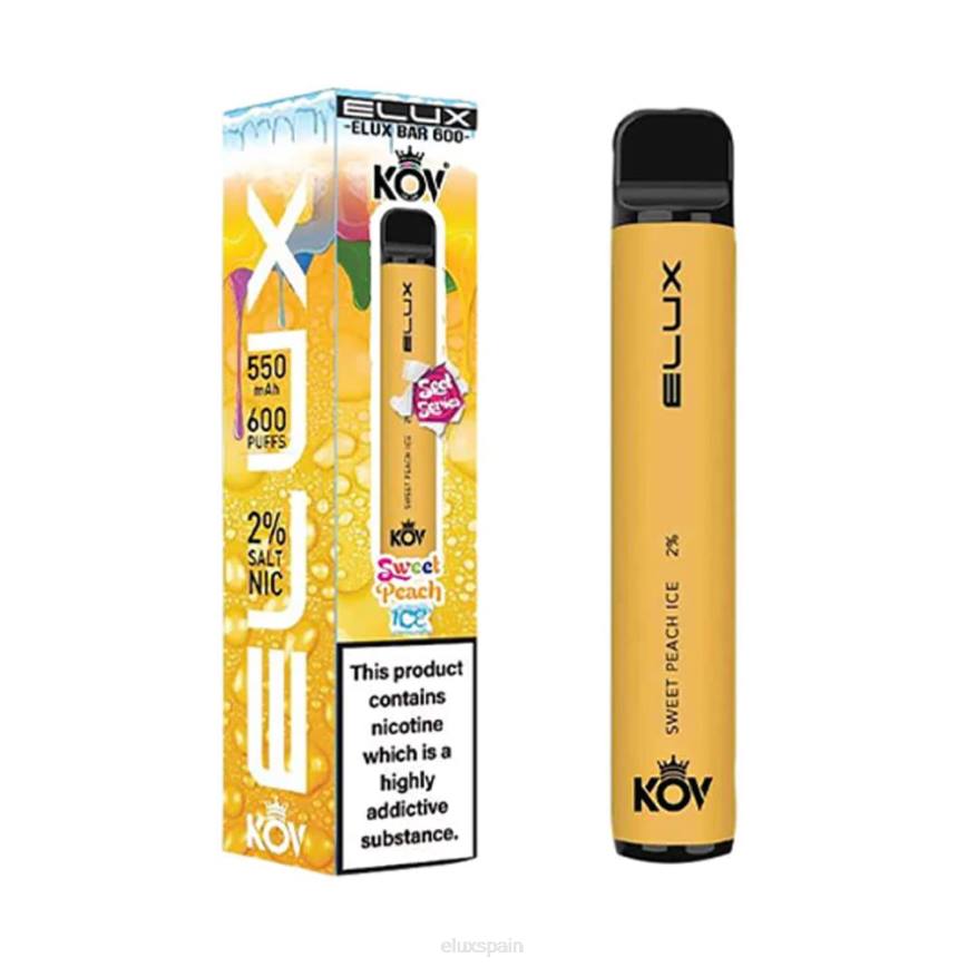 Elux Bar Z066108 vape desechable serie dulce hielo de durazno dulce ELUX vape flavours