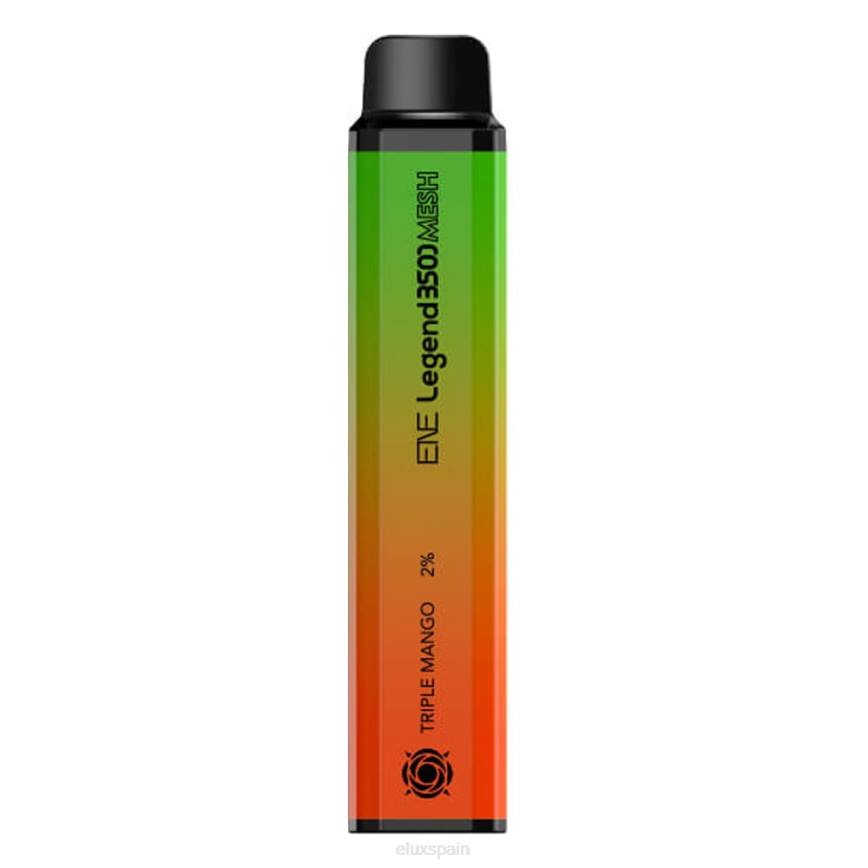 Elux ENE Legend Z066135 Vape desechable de malla 3500 mango triple ELUX madrid