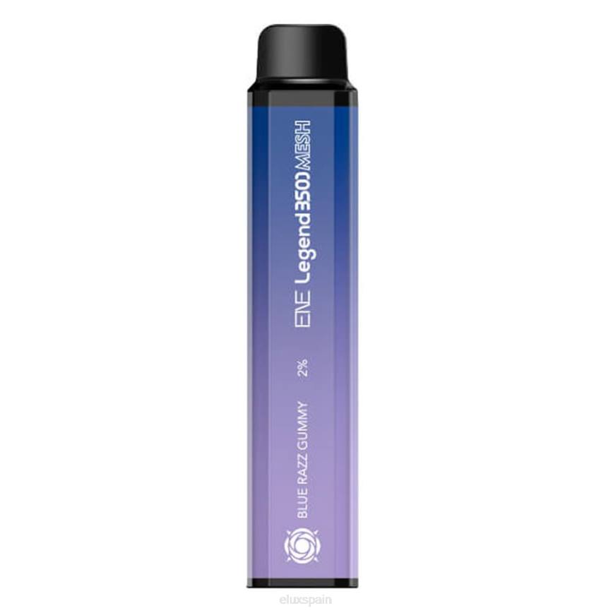 Elux ENE Legend Z066143 Vape desechable de malla 3500 gomitas de razz azul ELUX vape disposable