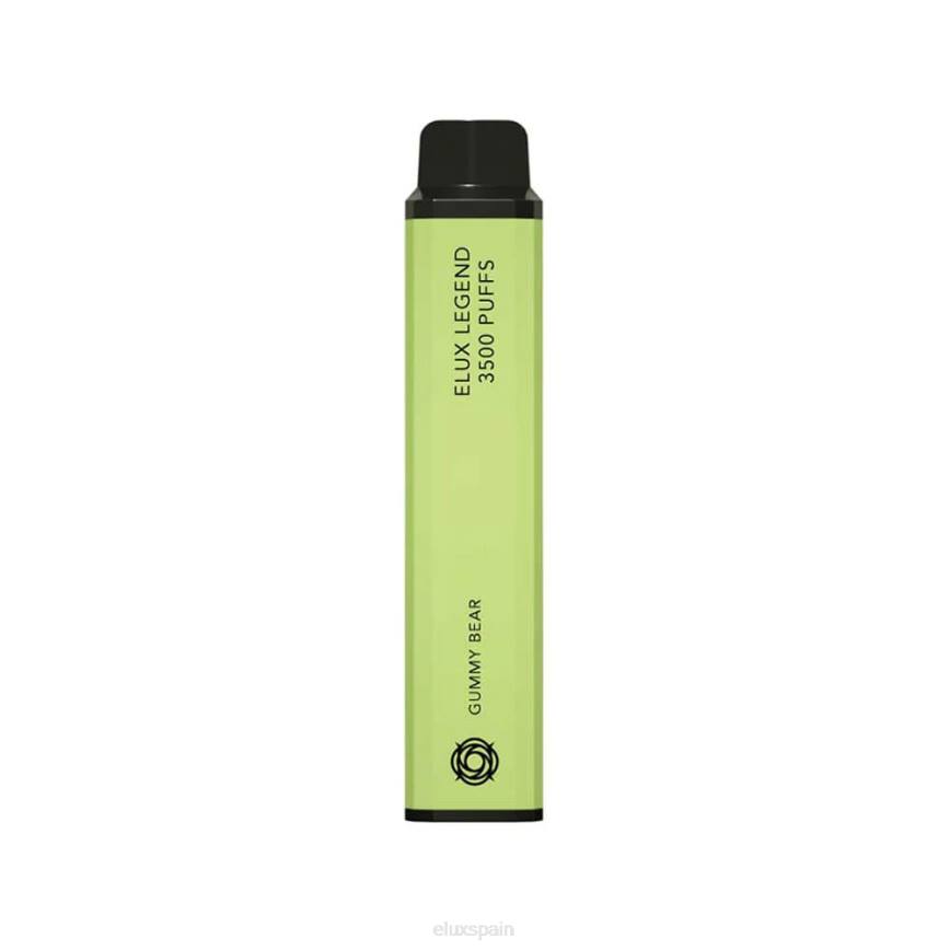 Elux Legend Z06661 Vape disponible de 3500 inhalaciones osito de goma ELUX vape amazon