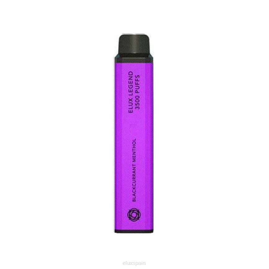 mentol de grosella negra