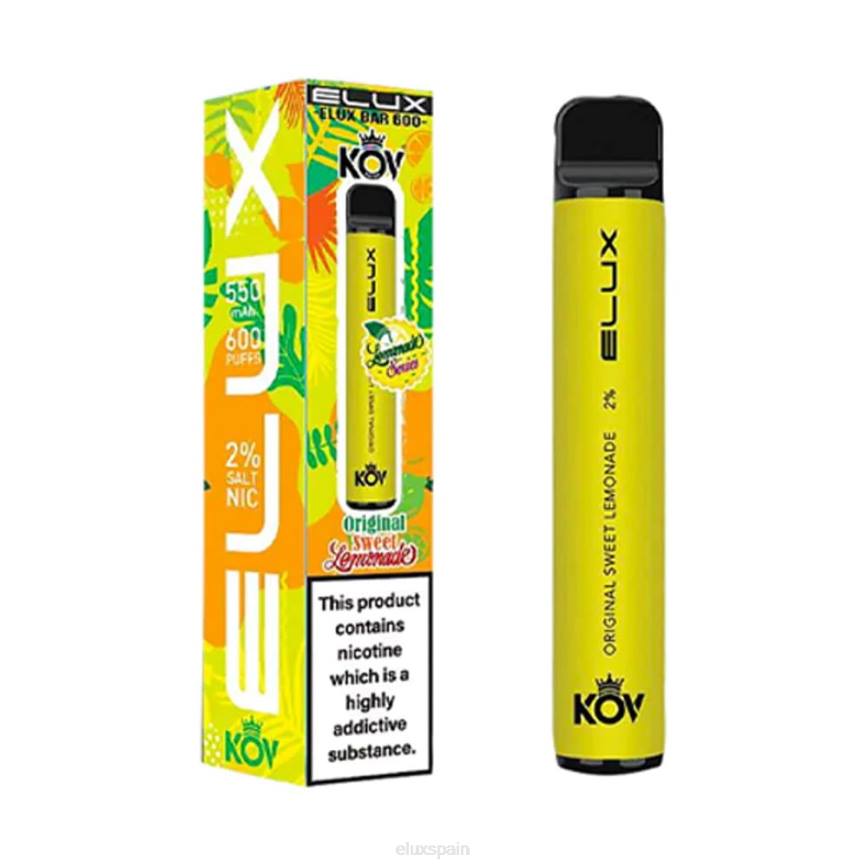 Elux Bar Lemonade Series Z0668 vaporizador desechable original limonada dulce ELUX vape flavours