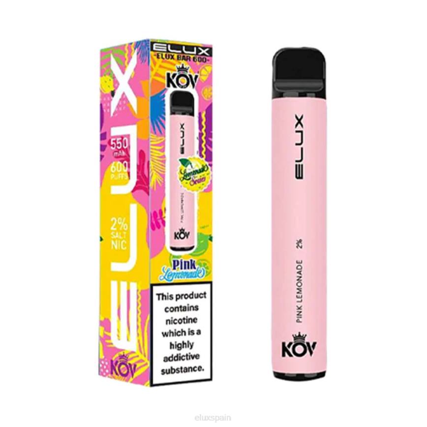 Elux Bar Z066104 vape desechable serie limonada limonada rosa ELUX españa