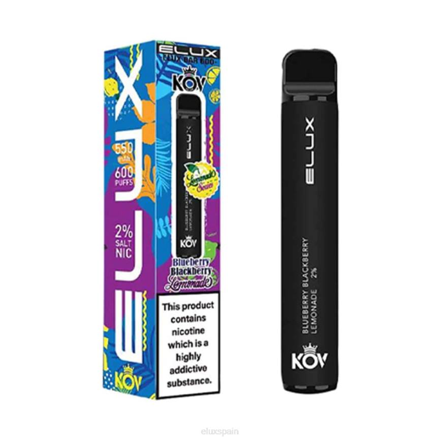 Elux Bar Z066105 vape desechable serie limonada limonada de arándanos y moras ELUX madrid