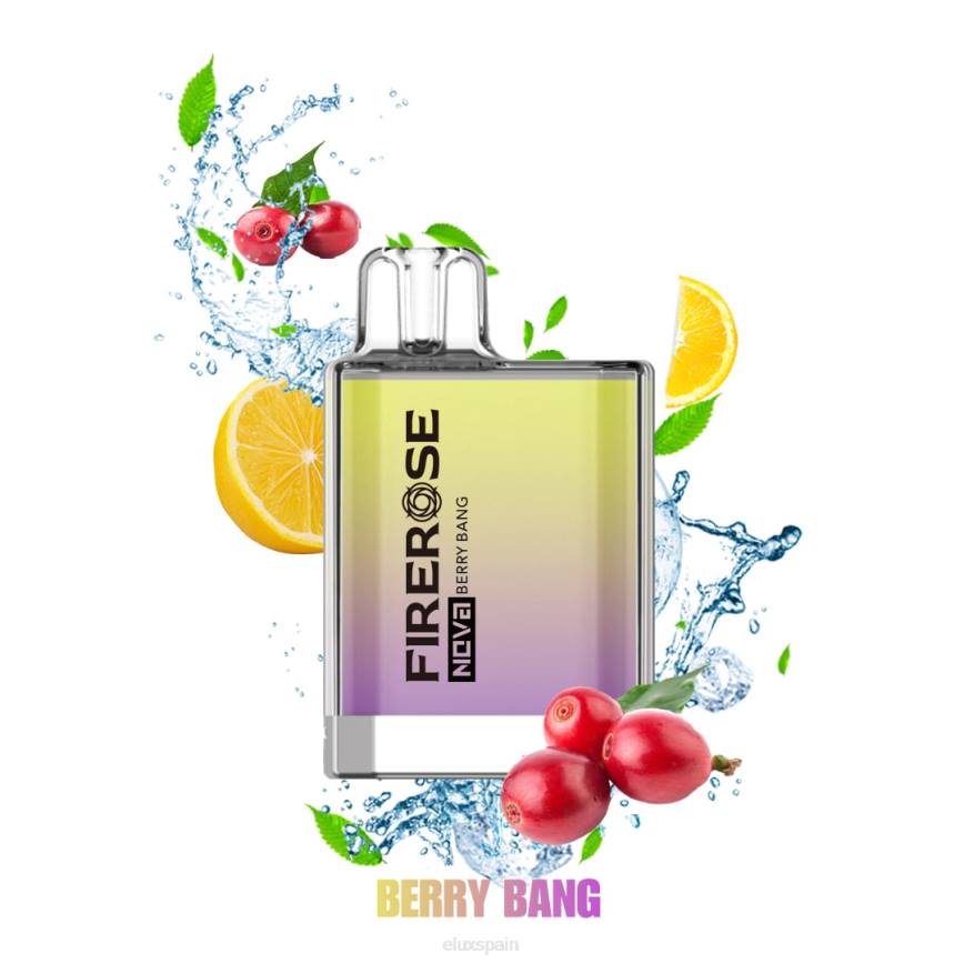 Elux Firerose Nova Z06618 Vape disponible de 600 inhalaciones explosión de bayas ELUX vape flavours