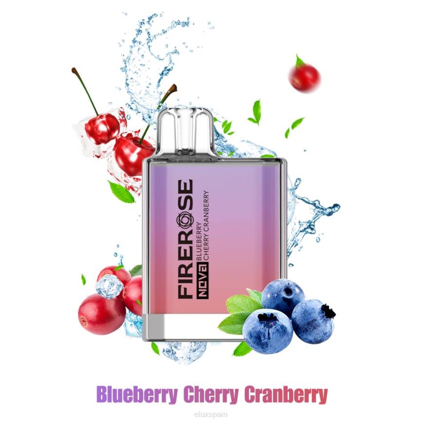 Elux Firerose Nova Z06621 Vape disponible de 600 inhalaciones arándano cereza arándano ELUX vape amazon