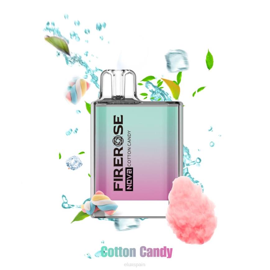 Elux Firerose Nova Z06623 Vape disponible de 600 inhalaciones algodón de azúcar ELUX vape disposable