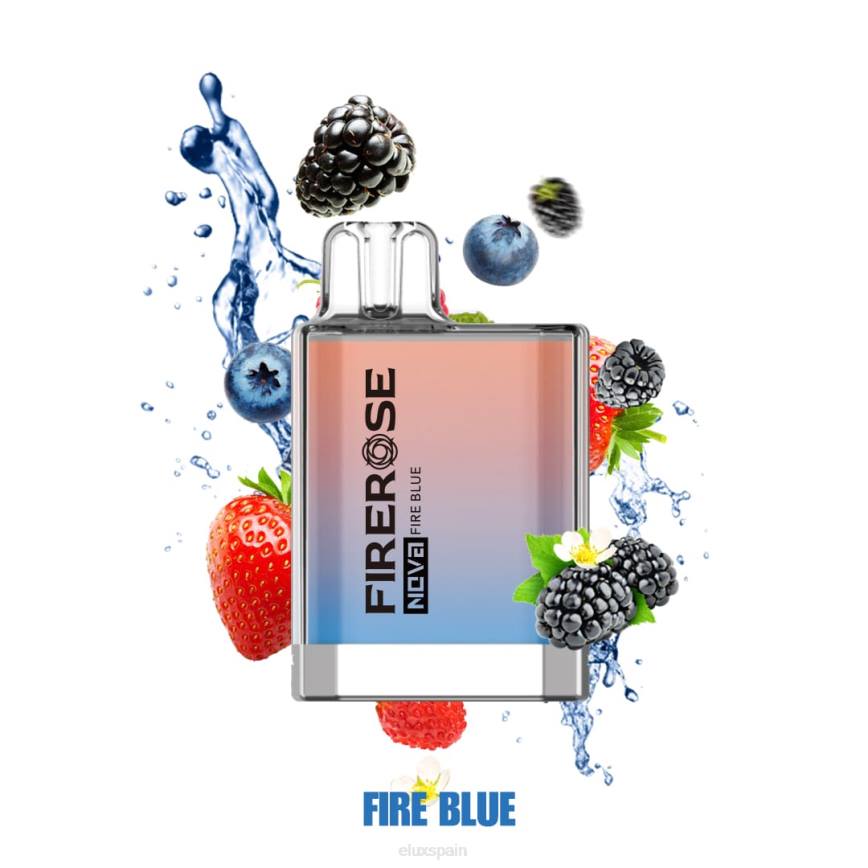 Elux Firerose Nova Z06626 Vape disponible de 600 inhalaciones fuego azul ELUX spain