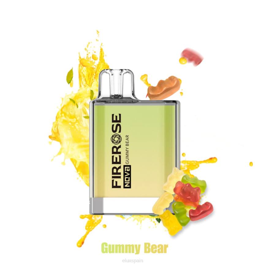 Elux Firerose Nova Z06627 Vape disponible de 600 inhalaciones osito de goma ELUX vape spain